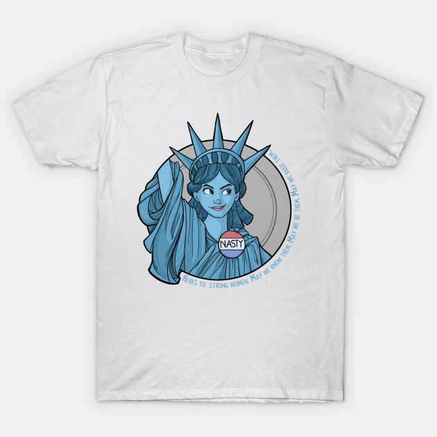 Nasty Lady Liberty T-Shirt-TOZ